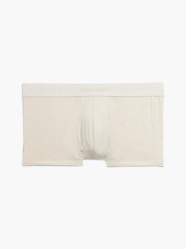 Calvin Klein USA Low Rise - Embossed Icon Mens Trunks White 8027453-PV